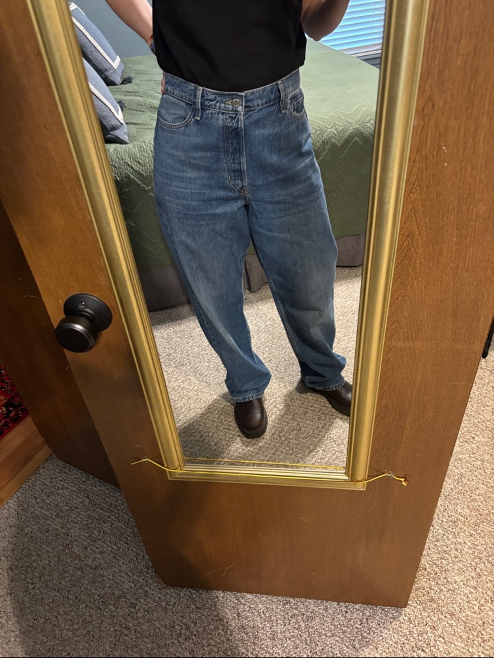 Banana Republic Mid-rise Loose Stovepipe Jeans